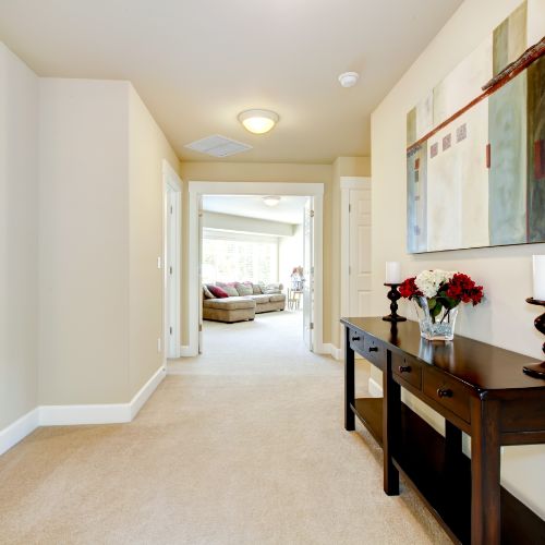 beige yellow hallway paint ideas