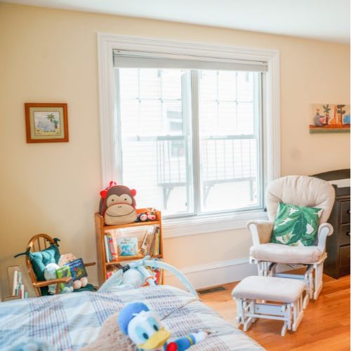 yellow painted nursery